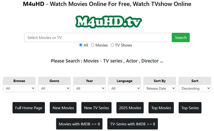 unblocked movie sites for school: m4ufree