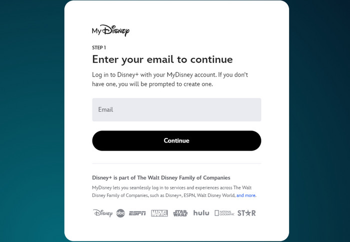 Sign Up for Disney Plus