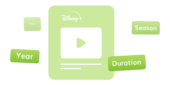 Save metadata for Disney+ video