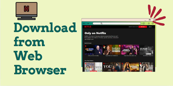 download netflix video from web player
