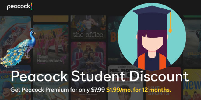 Peacock Student Discount