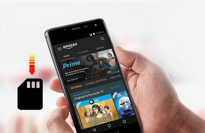 Save Amazon Prime Video to SD Card